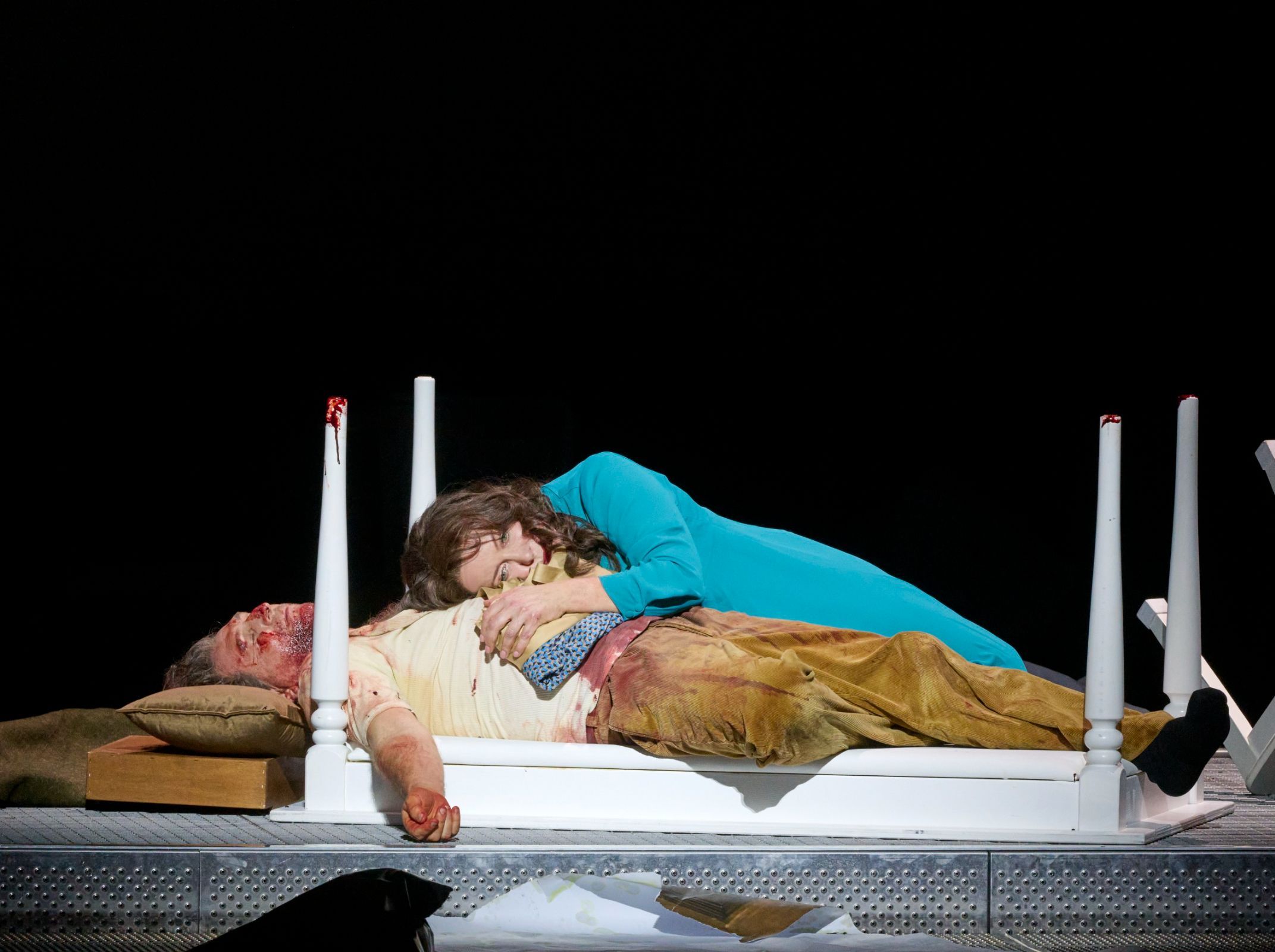 Andreas Schager (Tristan) und Nina Stemme (Isolde) © Wiener Staatsoper | Michael Pöhn