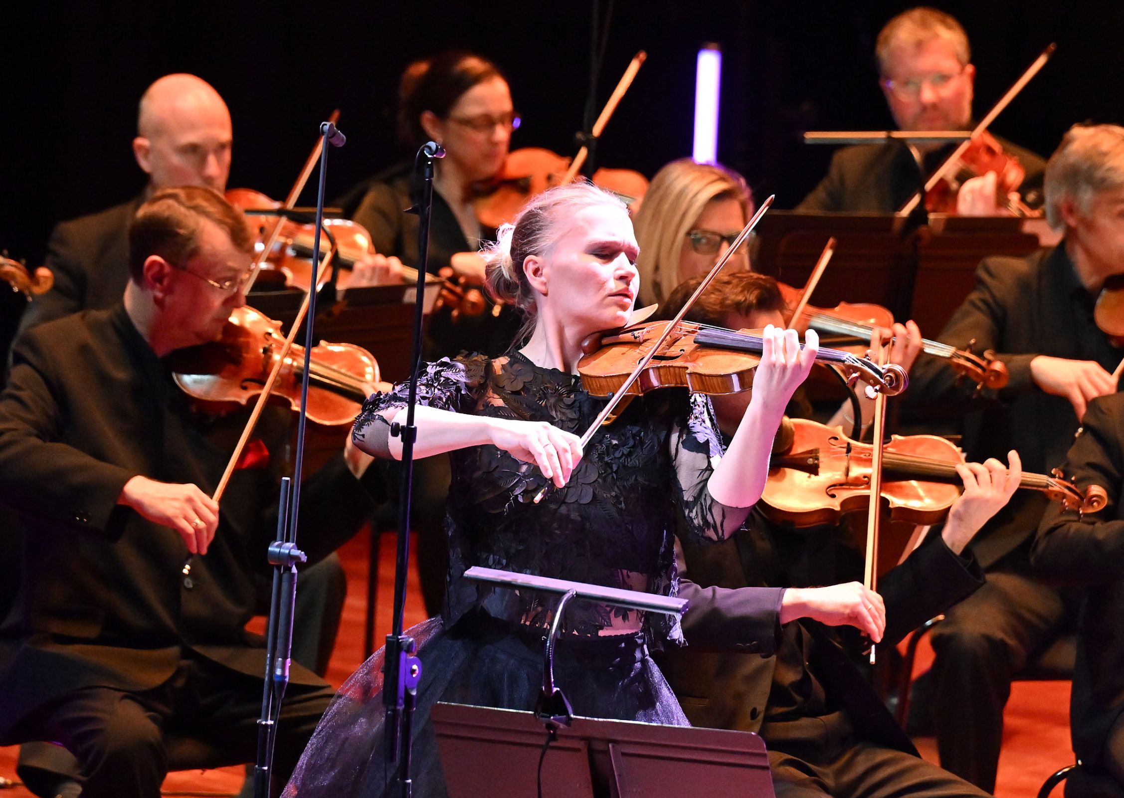 Mari Samuelsen and the BBC Concert Orchestra &copy; BBC | Mark Allan