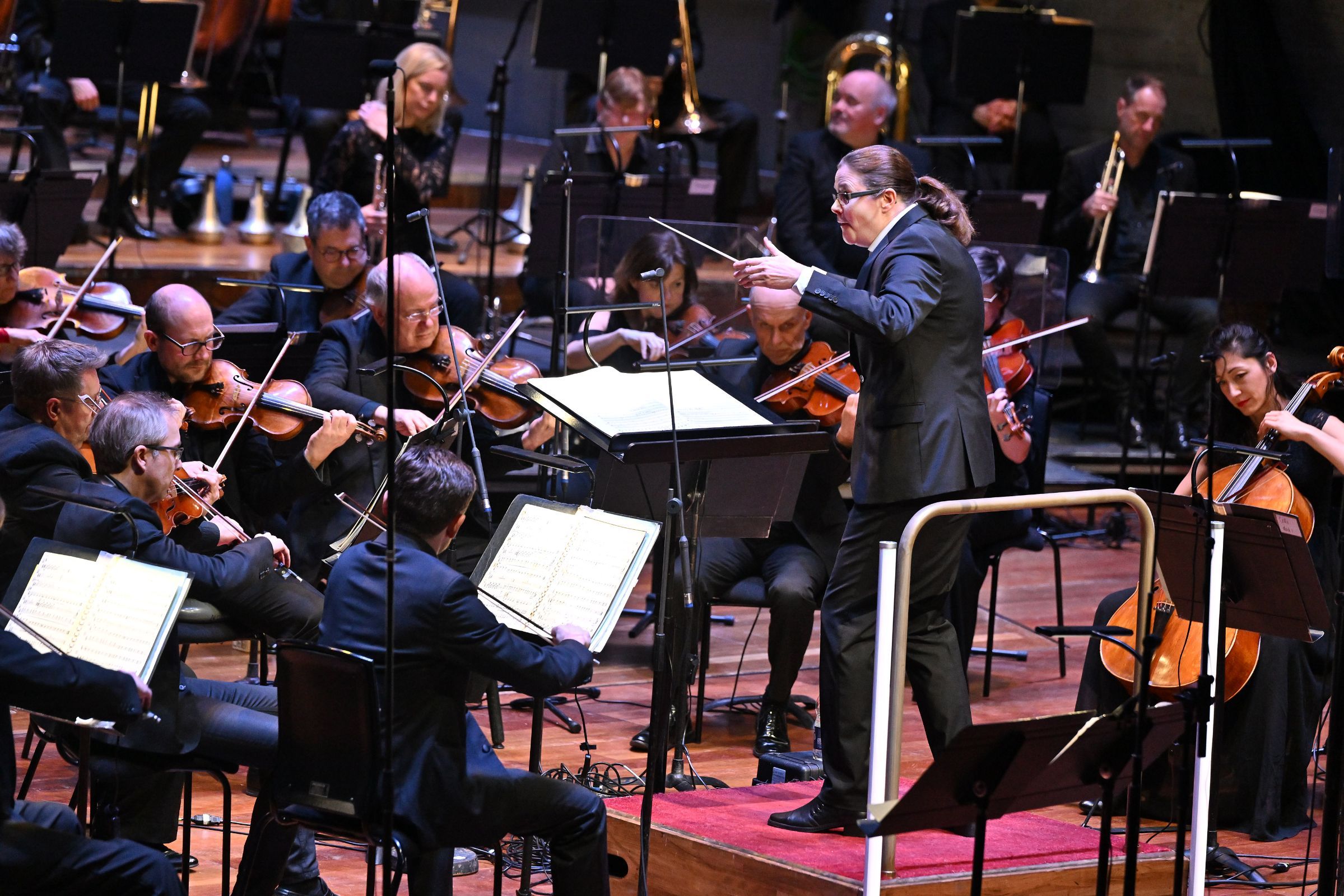 Anna-Maria Helsing conducts the BBC Concert Orchestra &copy; BBC | Mark Allan