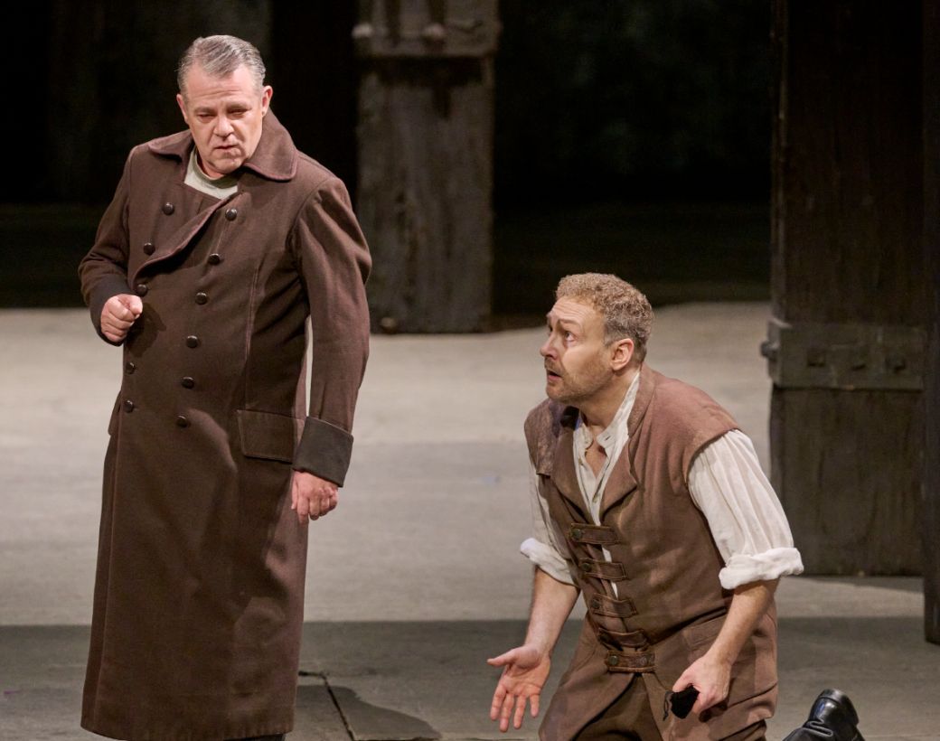 Jochen Schmeckenbecher (Don Pizarro) und Christof Fischesser (Rocco) © Wiener Staatsoper | Michael Pöhn