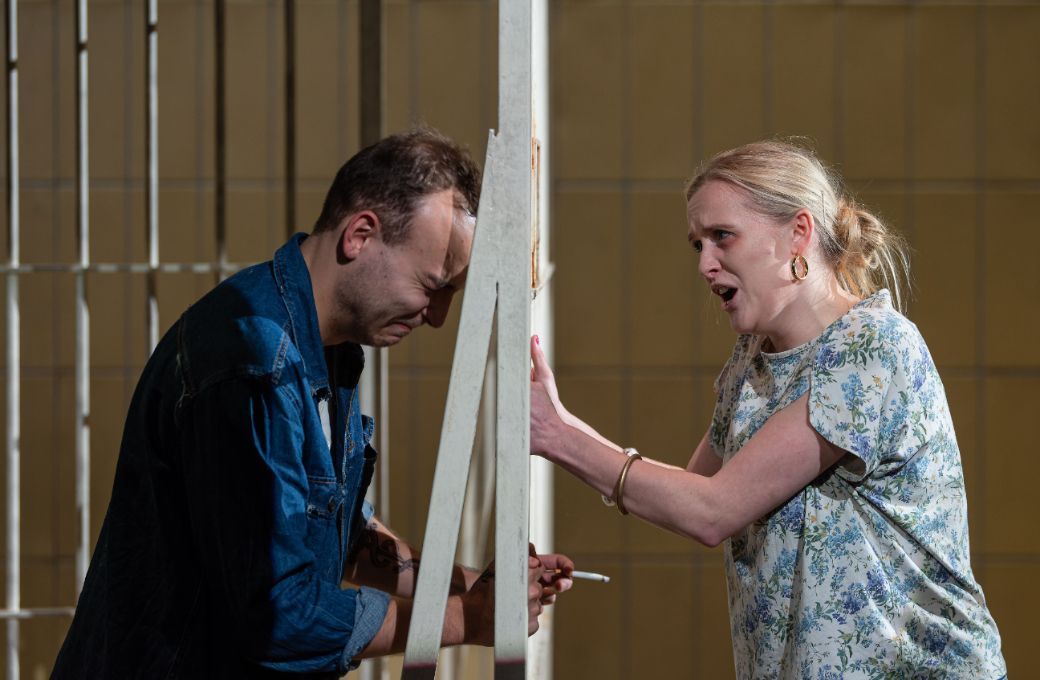 Michael Lafferty-Smith (Joseph) and Nancy Holt (Mrs de Rocher) &copy; David Monteith