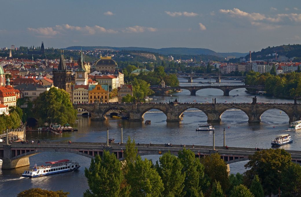 South along the Vltava &copy; Wikimedia Commons