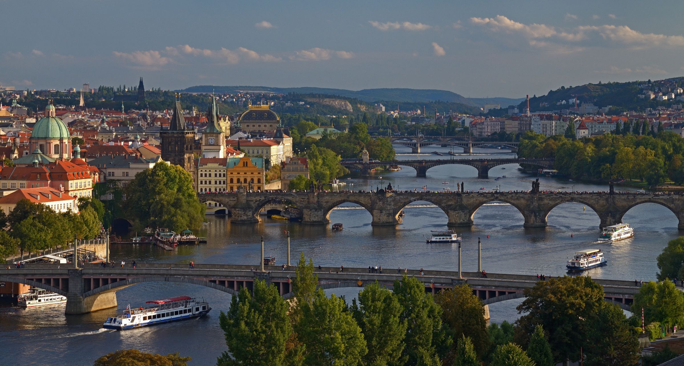 South along the Vltava © Wikimedia Commons
