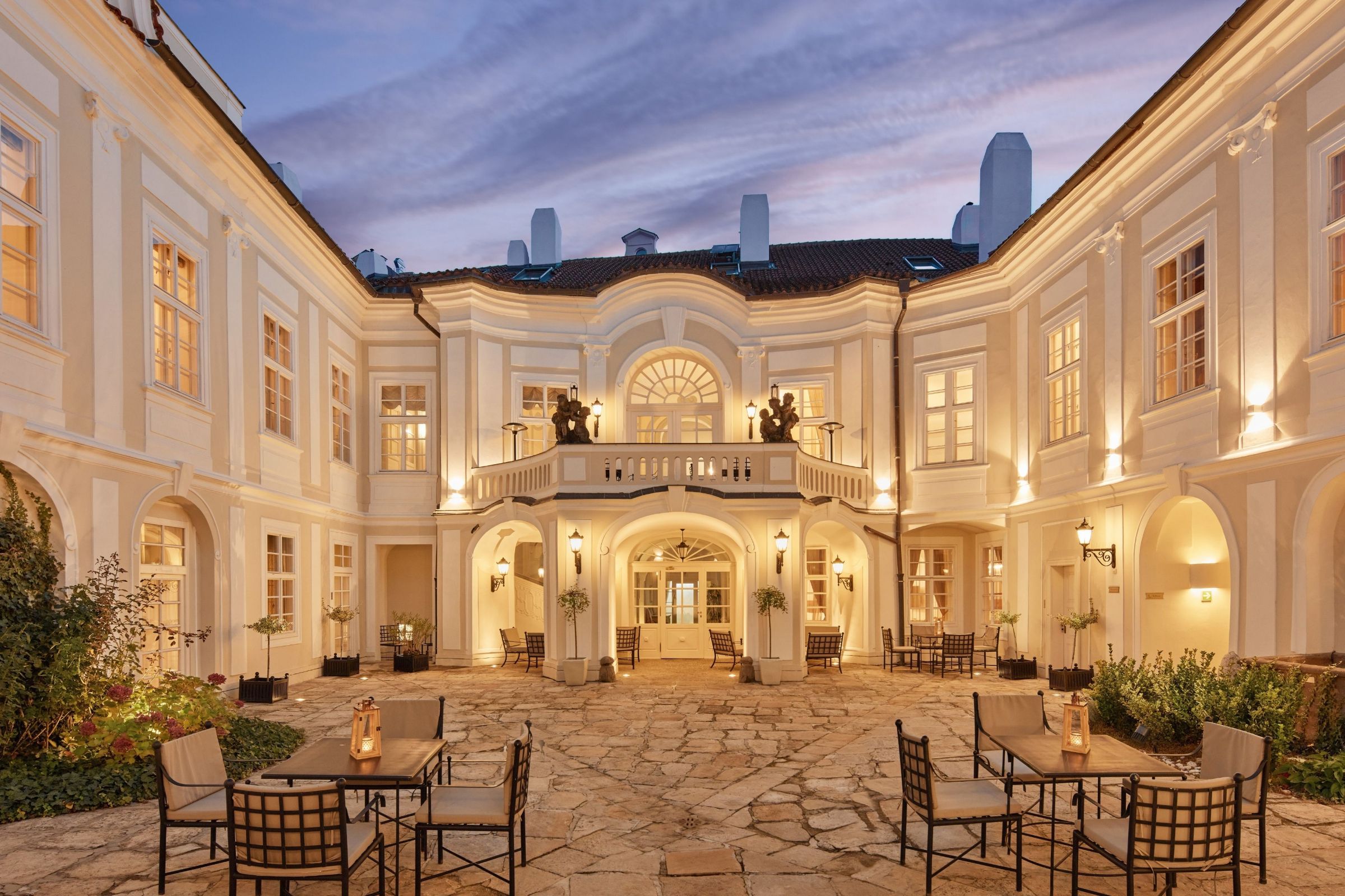 Courtyard of The Mozart, Prague © The Mozart, Prague