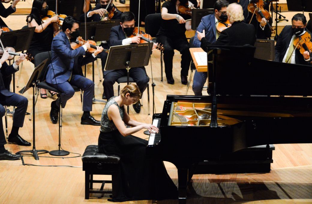 Judith Jáuregui en la Sala Nezahualcóyotl © Música UNAM | Paola F. Rodríguez