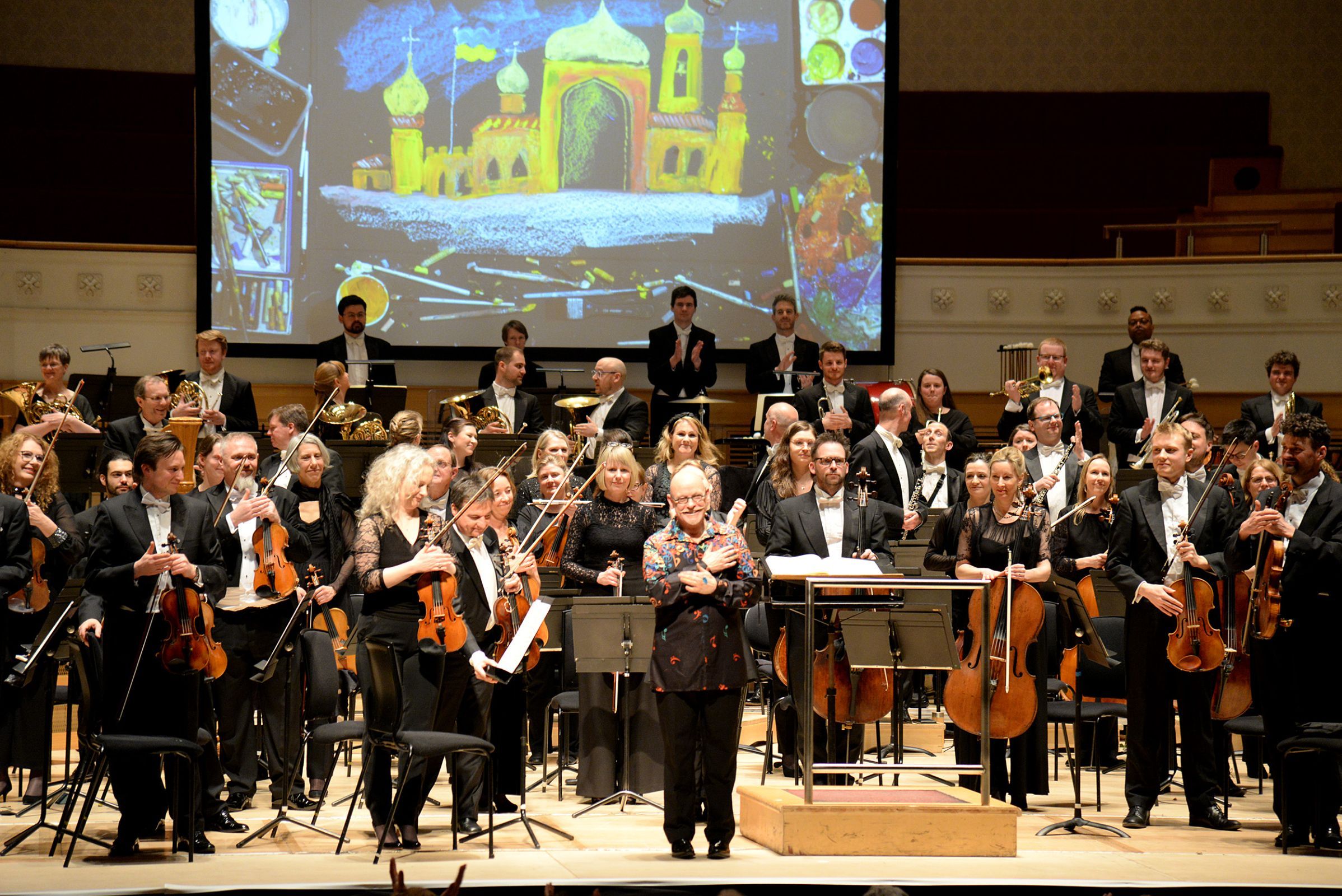 James Mayhew and the Royal Scottish National Orchestra © Jessica Cowley