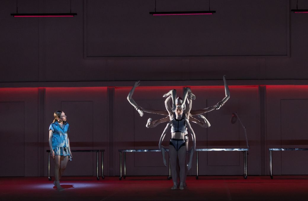 Constance Devernay-Laurence and Bethany Kingsley-Garner in Jess and Morgs' <i>Copp&eacute;lia</i> &copy; Andy Ross