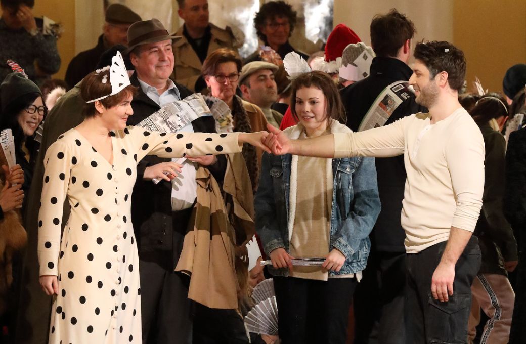 Olga Kulchynska (Natasha) und Andrey Zhilikhovsky (Andrej) &copy; Wilfried Hösl
