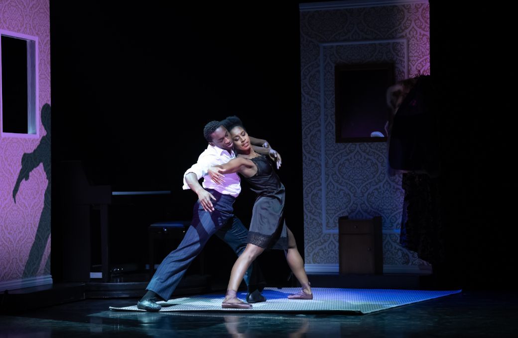 Isabela Coracy and Alexander Fadayiro in <i>Nina: By Whatever Means</i> &copy; Bill Cooper