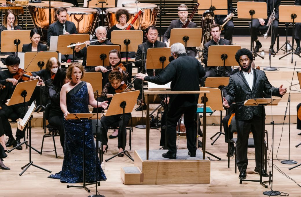 Sasha Cooke, Michael Tilson Thomas and Dashon Burton © Fadi Kheir