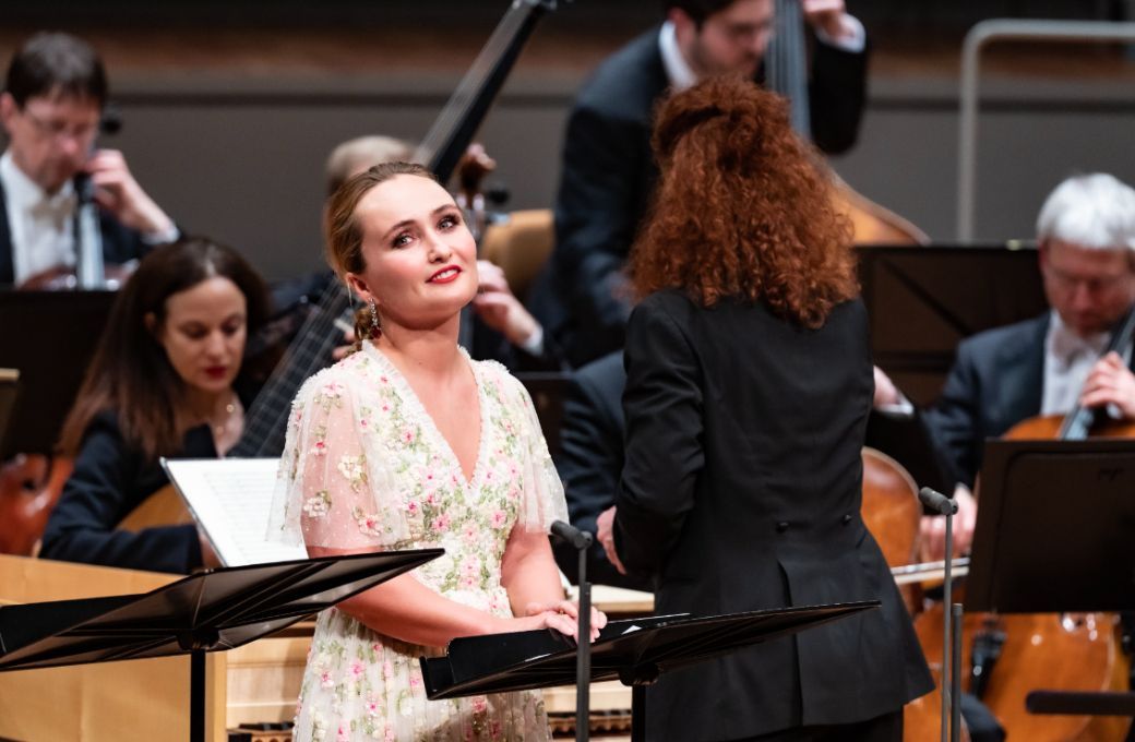 Julia Lezhneva, Emmanuelle Haïm and the Berliner Philharmoniker © Bettina Stoß