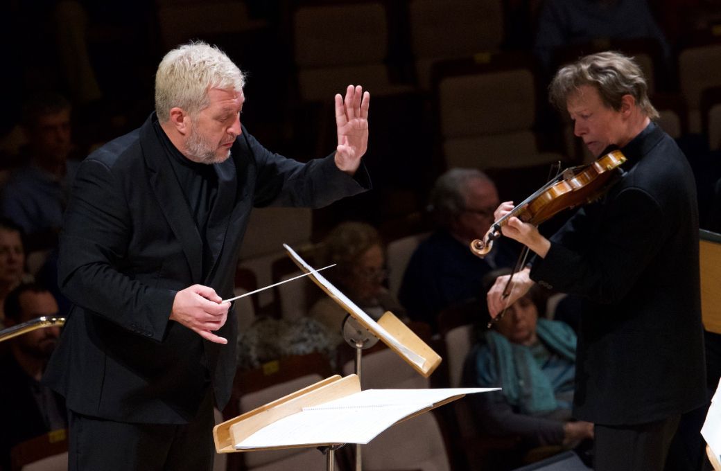 Thomas Ad&egrave;s y Anthony Marwood &copy; Orquesta Nacional de Espa&ntilde;a