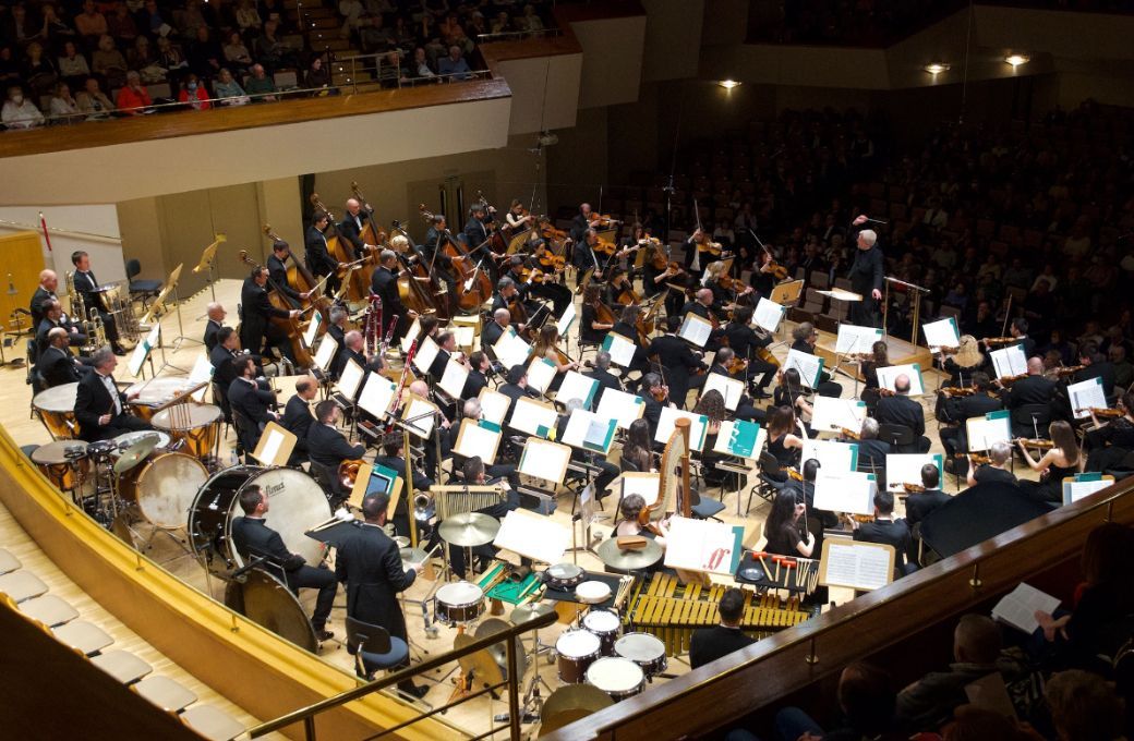 Thomas Ad&egrave;s al frente de la Orquesta Nacional de Espa&ntilde;a &copy; Orquesta Nacional de Espa&ntilde;a