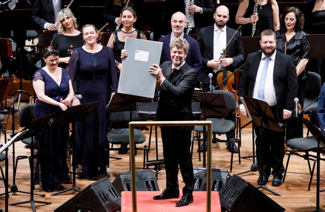 Pablo Heras-Casado, Theatre of Voices and the Santa Cecilia Chorus and Orchestra © ANSC | Musacchio, Ianniello & Pasqualini
