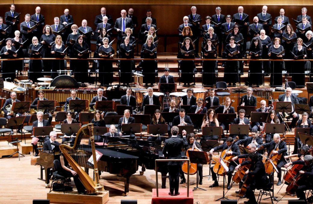 The Coro e Orchestra dell'Accademia Nazionale di Santa Cecilia © ANSC | Musacchio, Ianniello & Pasqualini