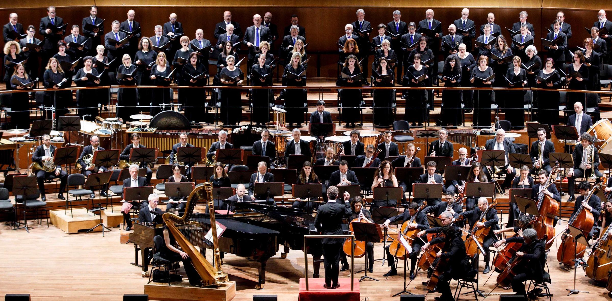 The Coro e Orchestra dell'Accademia Nazionale di Santa Cecilia © ANSC | Musacchio, Ianniello & Pasqualini