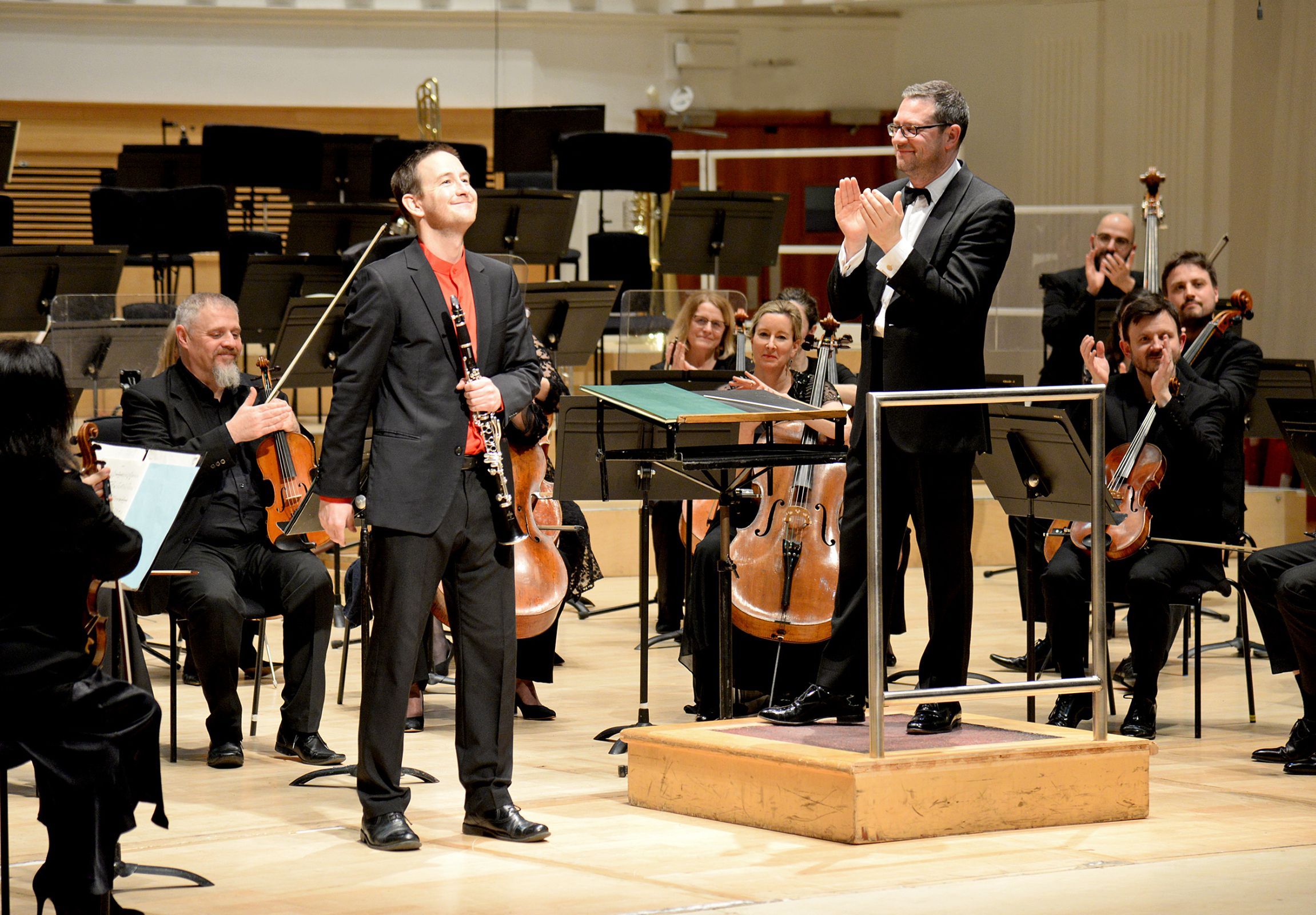 Timothy Orpen, John Wilson and the Royal Scottish National Orchestra © Jessica Cowley