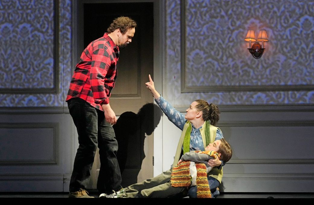 Edward Parks (Jack) and Kelly Kaduce (Wendy) &copy; Ken Howard