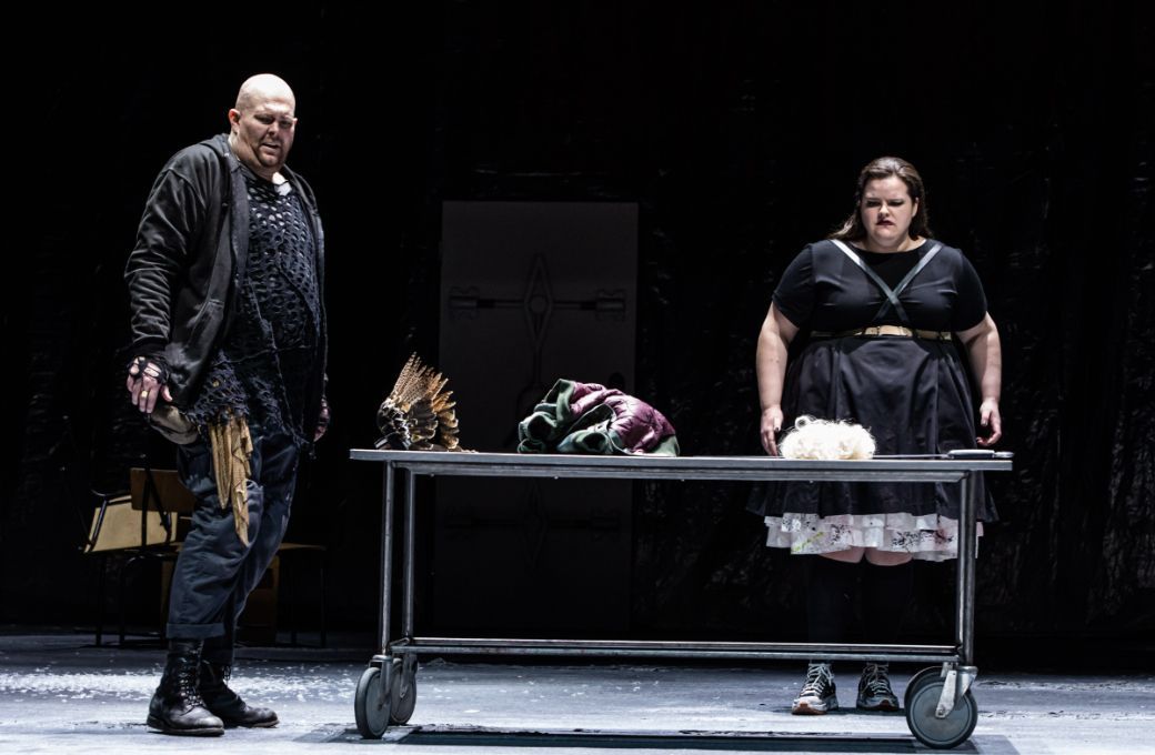 Patrick Cook (Siegfried) und &Aring;sa J&auml;ger (Br&uuml;nnhilde) &copy; Annemone Taake