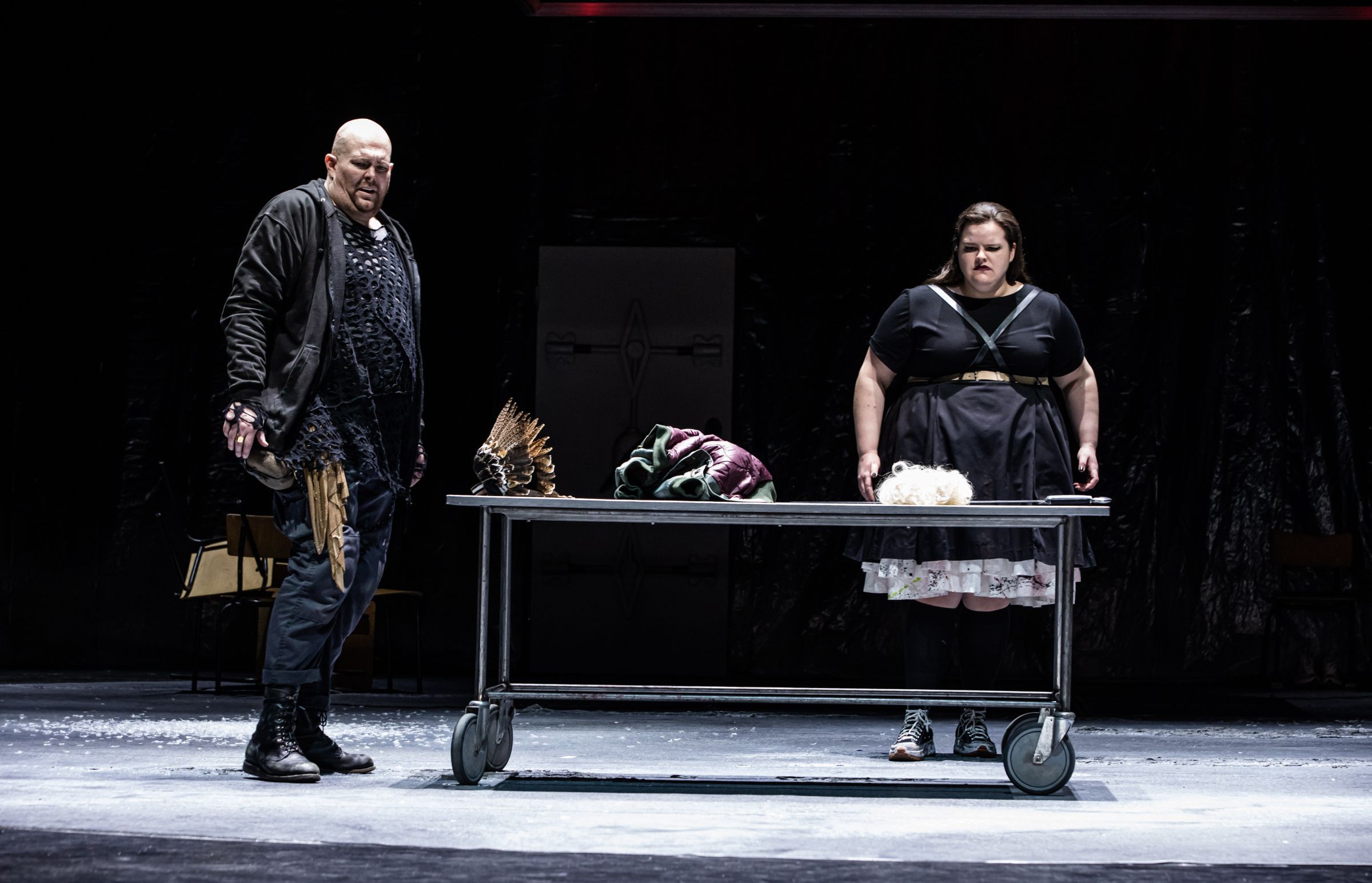 Patrick Cook (Siegfried) und Åsa Jäger (Brünnhilde) &copy; Annemone Taake