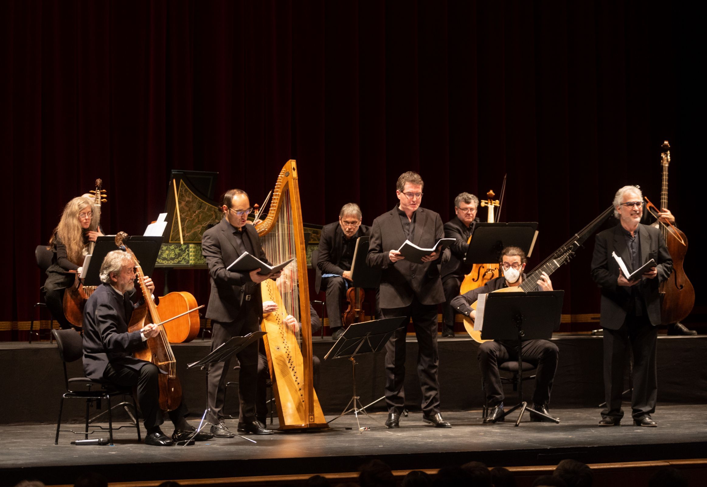 Jordi Savall and Le Concert des Nations, with Capella Reial de Catalunya perform in Toulouse &copy; Patrice Nin