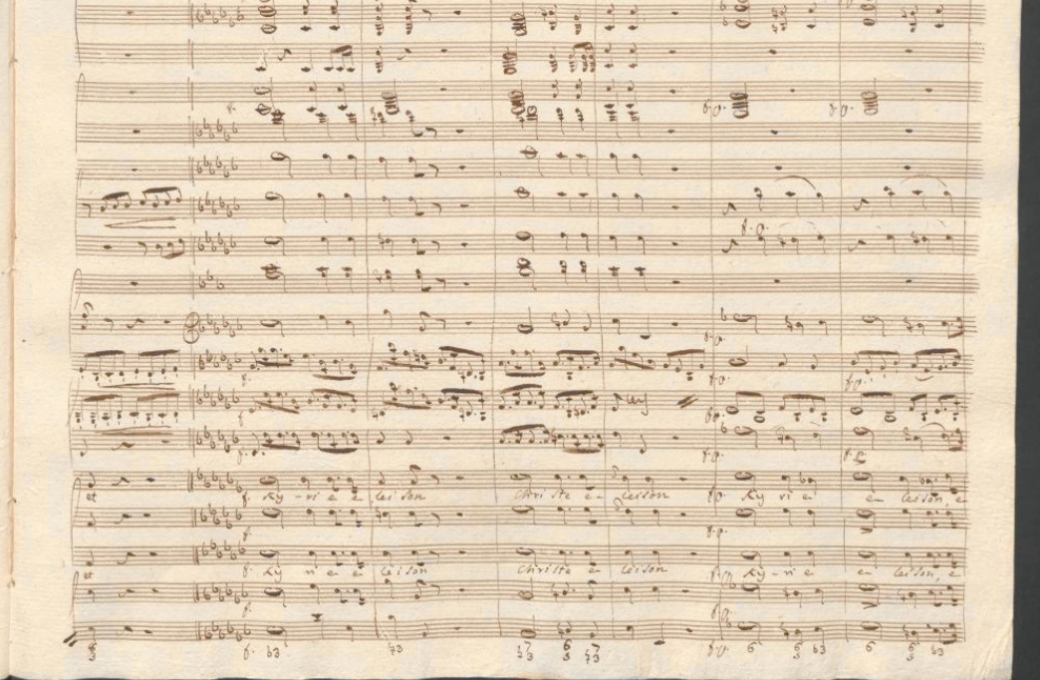 J&oacute;zef Kozłowski&rsquo;s <i>Requiem</i>, holograph manuscript &copy; IMSLP | Staatsbibliothek zu Berlin