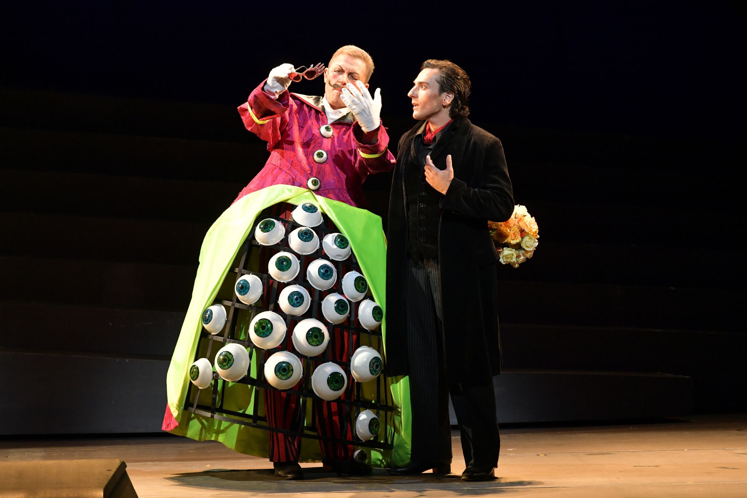 Egils Silins (Coppélius) and Leonardo Capalbo (Hoffmann) &copy; Masahiko Terashi
