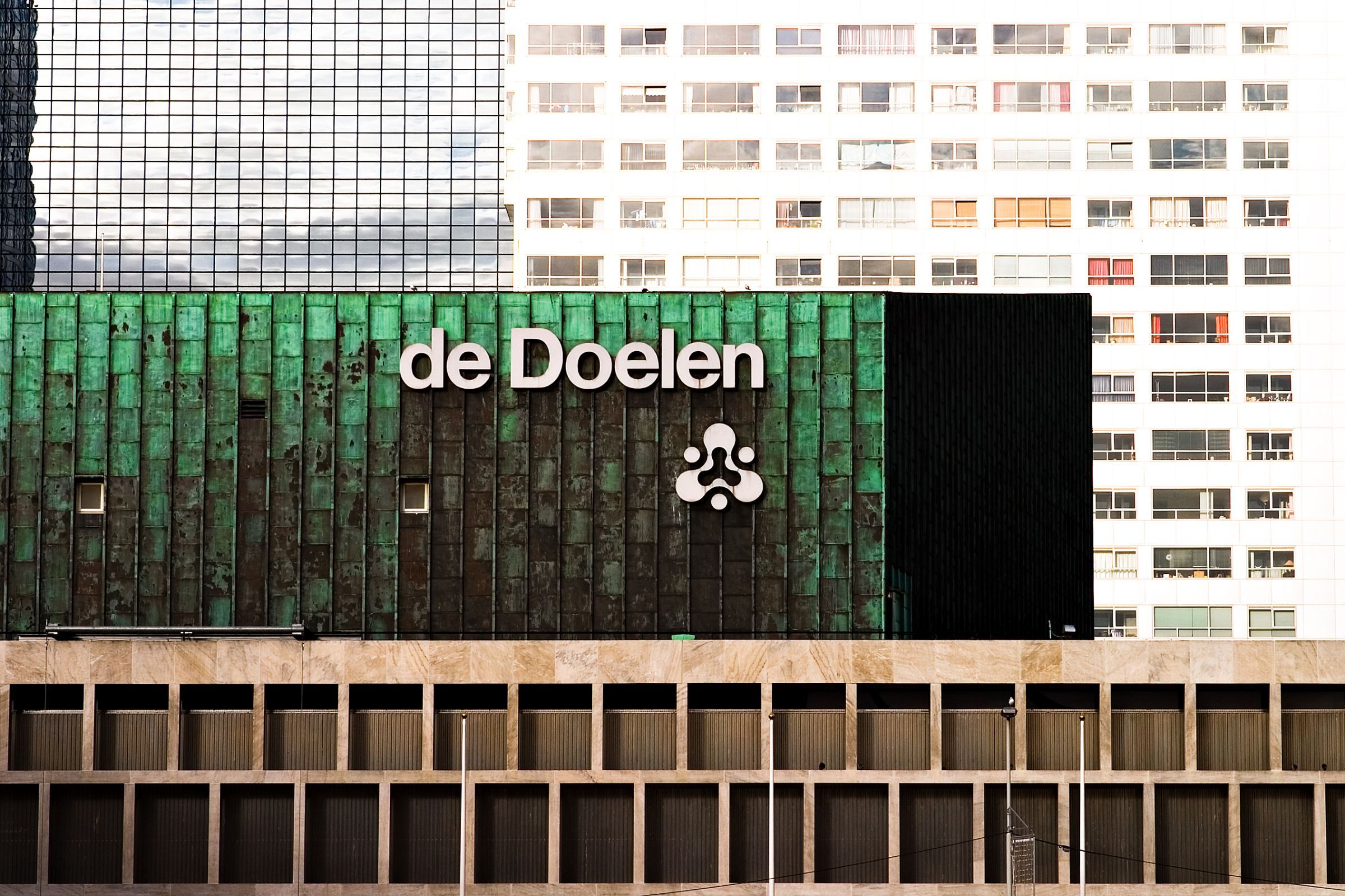 De Doelen concert hall, Rotterdam &copy; Pieter Wolthoorn | Wikimedia Commons