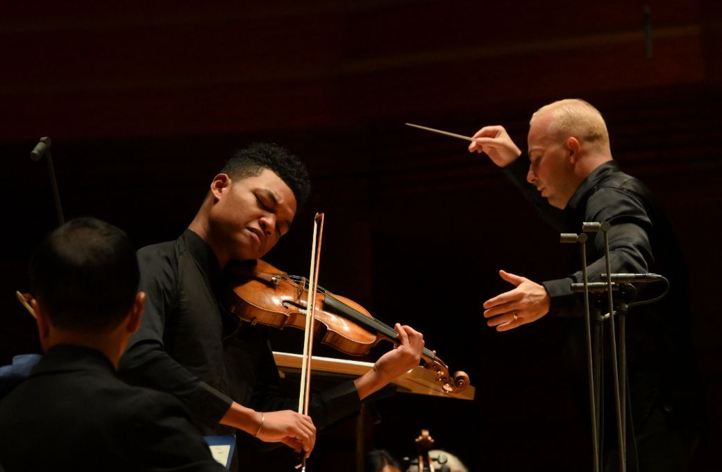 Yannick N&eacute;zet-S&eacute;guin and Randall Goosby &copy; Pete Checchia