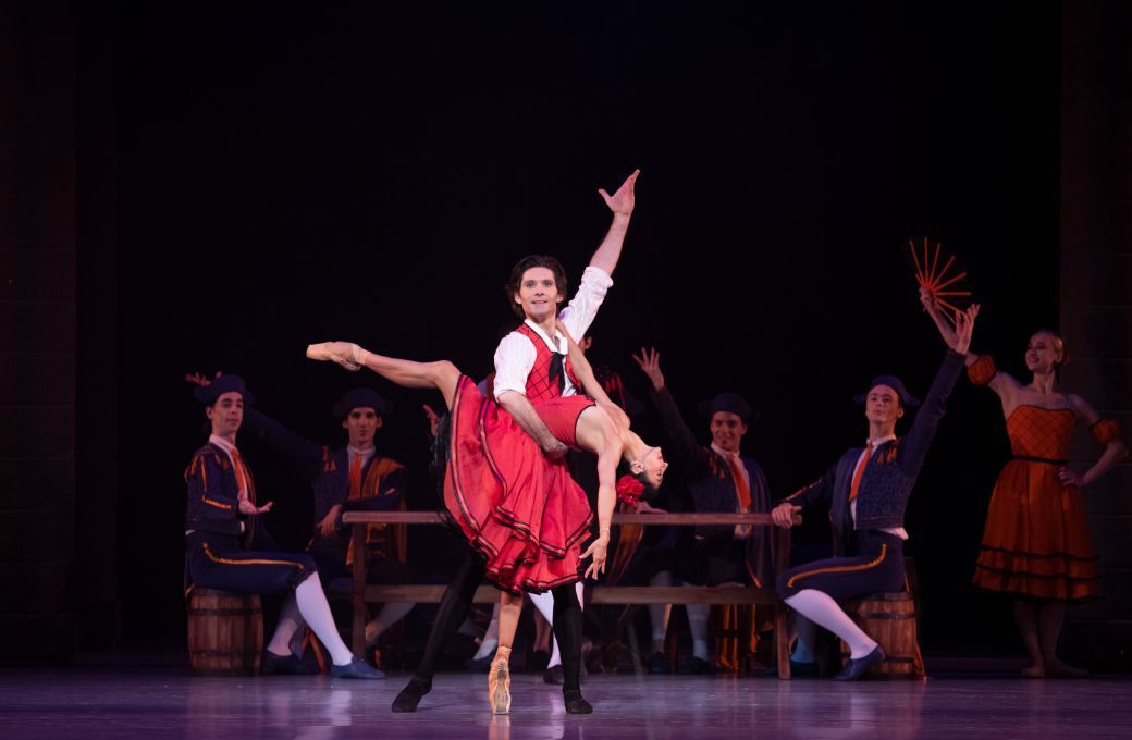 Chinara Alizade and Vladimir Yaroshenko in <i>Don Quixote</i> © Ewa Krasucka
