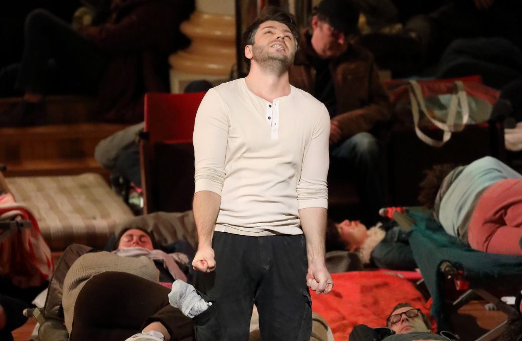 Andrey Zhilikhovsky dans <i>Guerre et Paix</i> au Bayerische Staatsoper © Wilfried Hösl