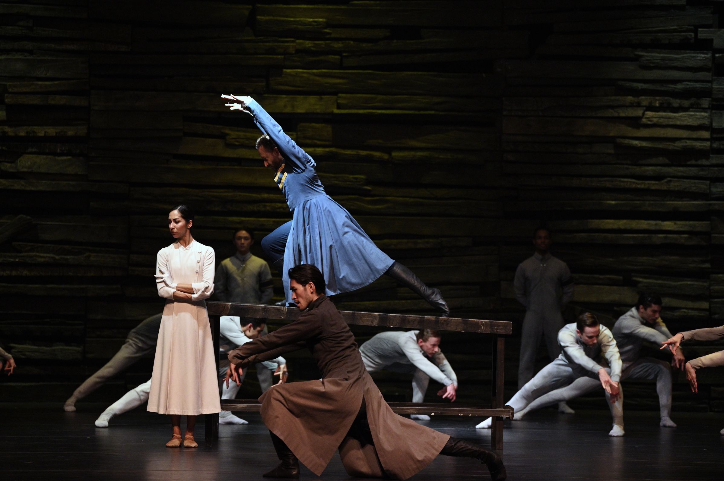 Fabian Reimair, Ken Saruhashi and Sarah Kundi in <i>Creature</i> &copy; Laurent Liotardo