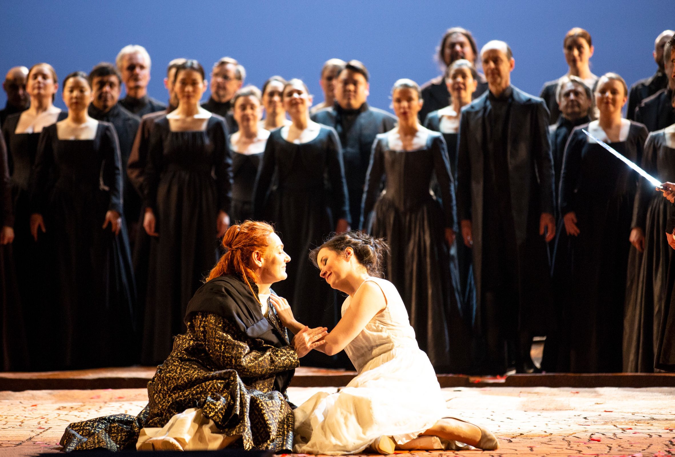 Magdalena Kožená (Idamante) und Anna Prohaska (Ilia) &copy; Bernd Uhlig