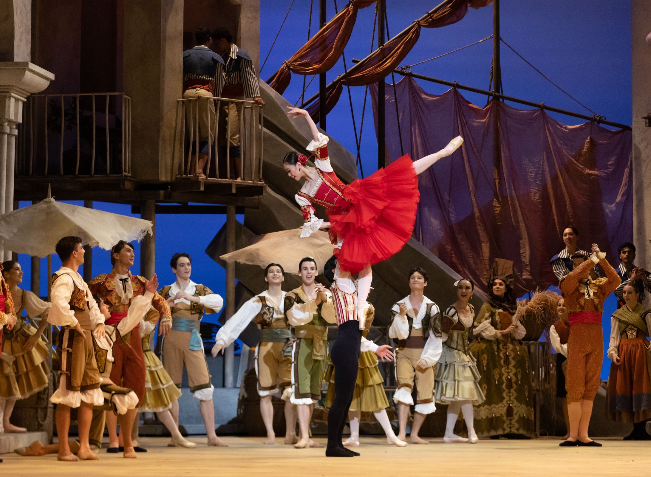 Ako Kondo and Chengwu Guo in <i>Don Quixote</i> &copy; Rainee Lantry