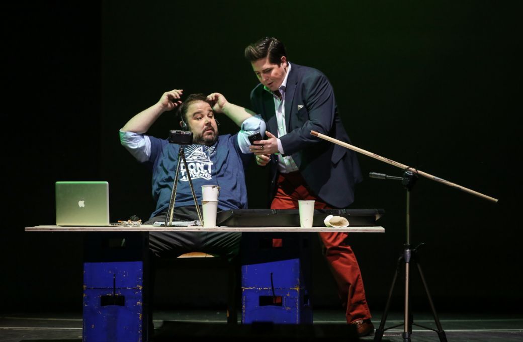Timothy Fallon (Friedrich Quant) und Jakob Semotan (Alois Dunkler) &copy; Barbara P&aacute;lffy | Volksoper Wien