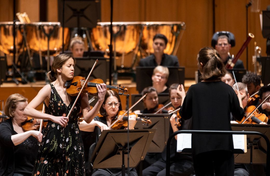 Vilde Frang, Mirga Gražinytė-Tyla et le CBSO à Bozar &copy; Björn Comhaire
