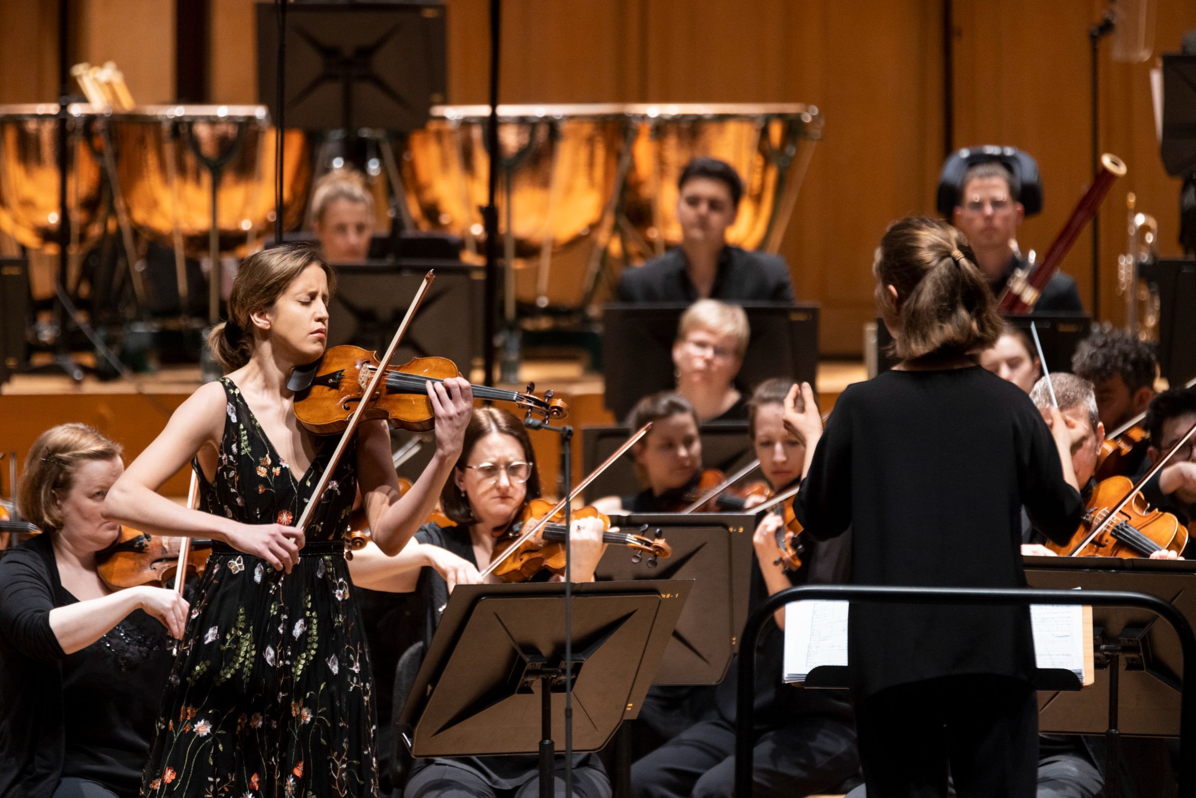 Vilde Frang, Mirga Gražinytė-Tyla et le CBSO à Bozar &copy; Björn Comhaire