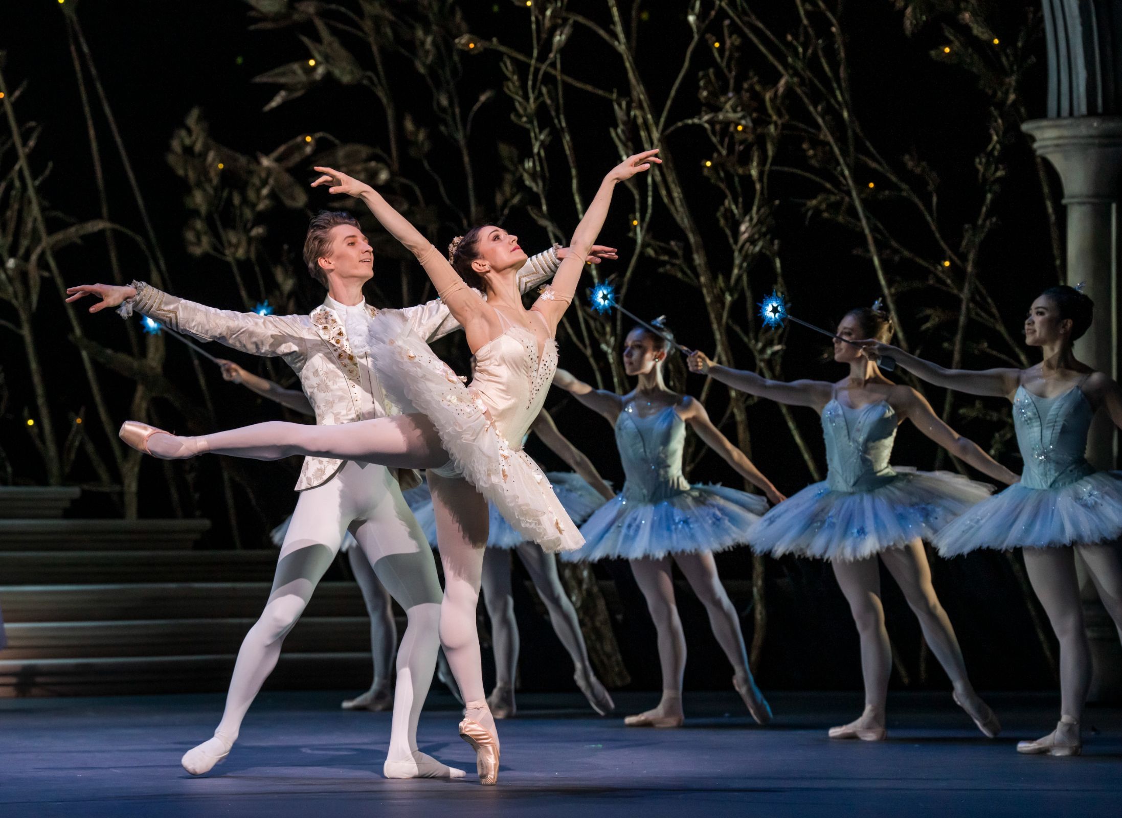 Vadim Muntagirov as The Prince and Marianela Nuñez as Cinderella in <i>Cinderella</i> &copy; ROH | Tristram Kenton