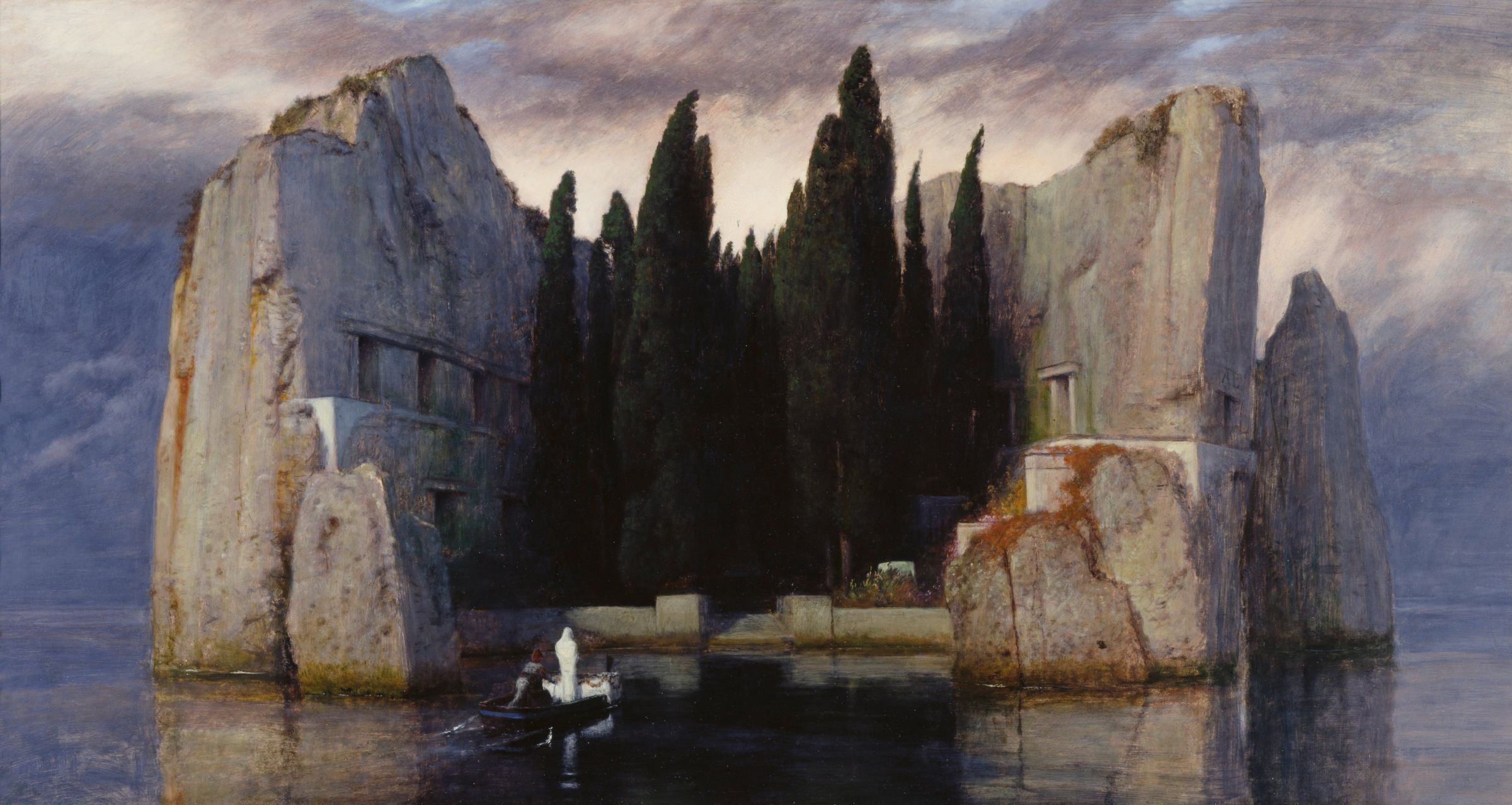 Arnold Böcklin's <i>Die Toteninsel III</i> &copy; Public domain