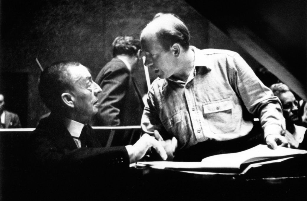 Sergei Rachmaninov and Eugene Ormandy &copy; Adrian Siegel, courtesy of the Philadelphia Orchestra