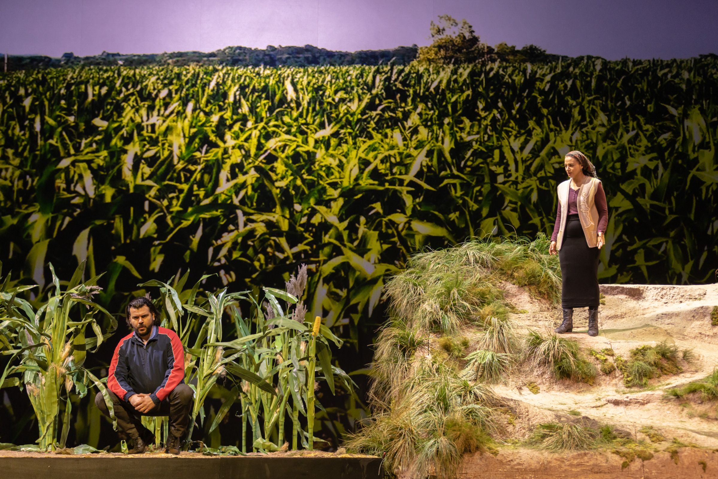 Kartal Karagedik (Haydar) and Rihab Chaieb (Meryem) &copy; Grand Théâtre de Genève | Gregory Batardon