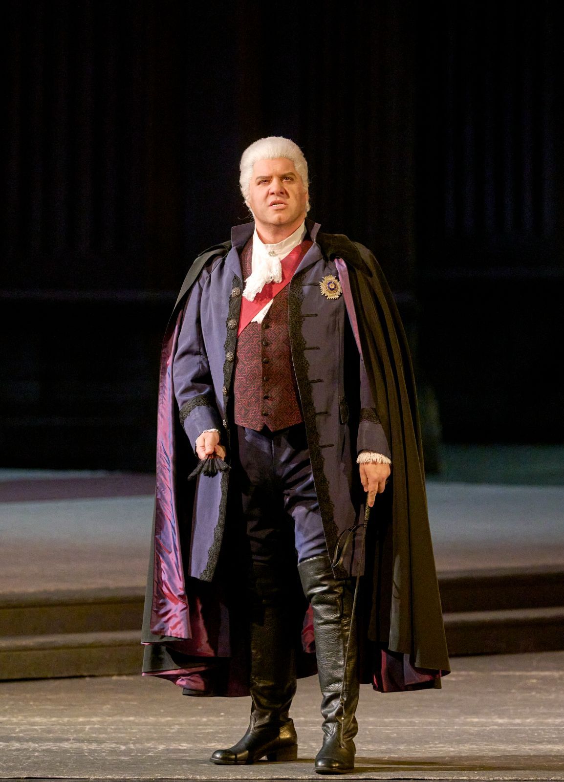 Luca Salsi (Scarpia) &copy; Wiener Staatsoper | Michael Pöhn