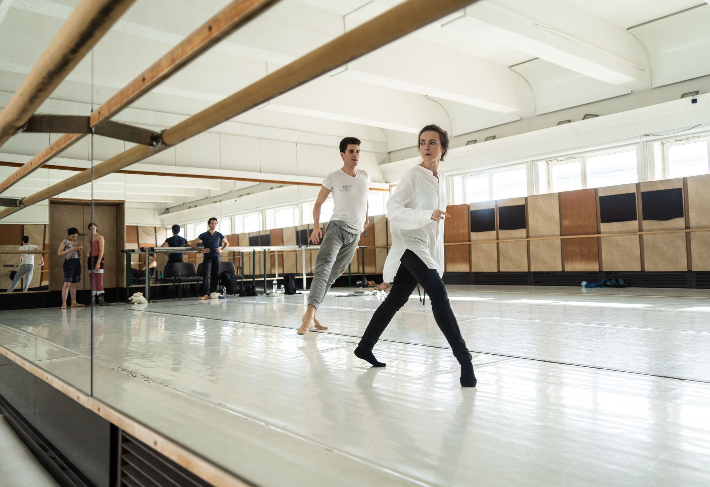 Anna Hop rehearsing Polish National Ballet © Adam Kozal