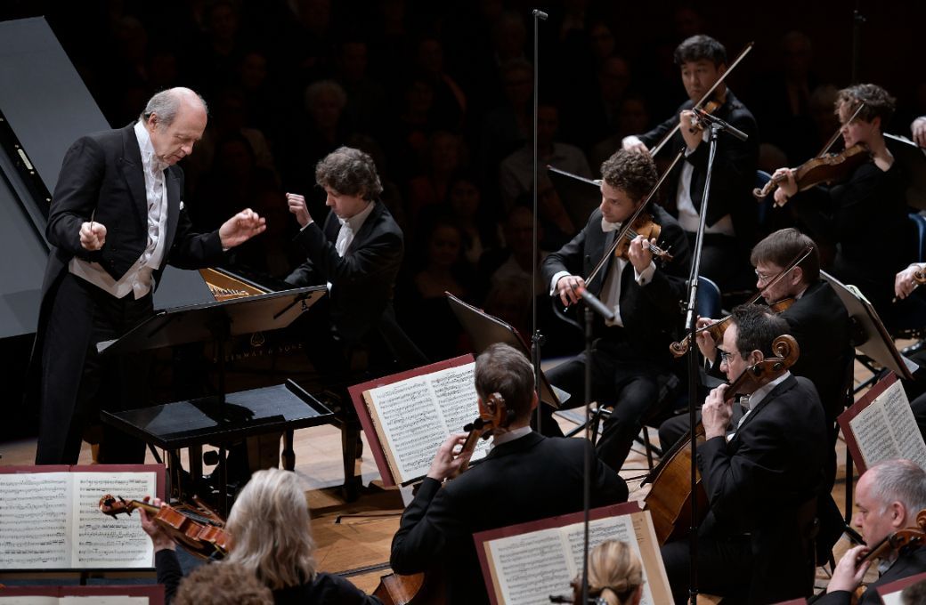 Iván Fischer, Rafał Blechacz and the Lucerne Festival Orchestra © Peter Fischli | Lucerne Festival