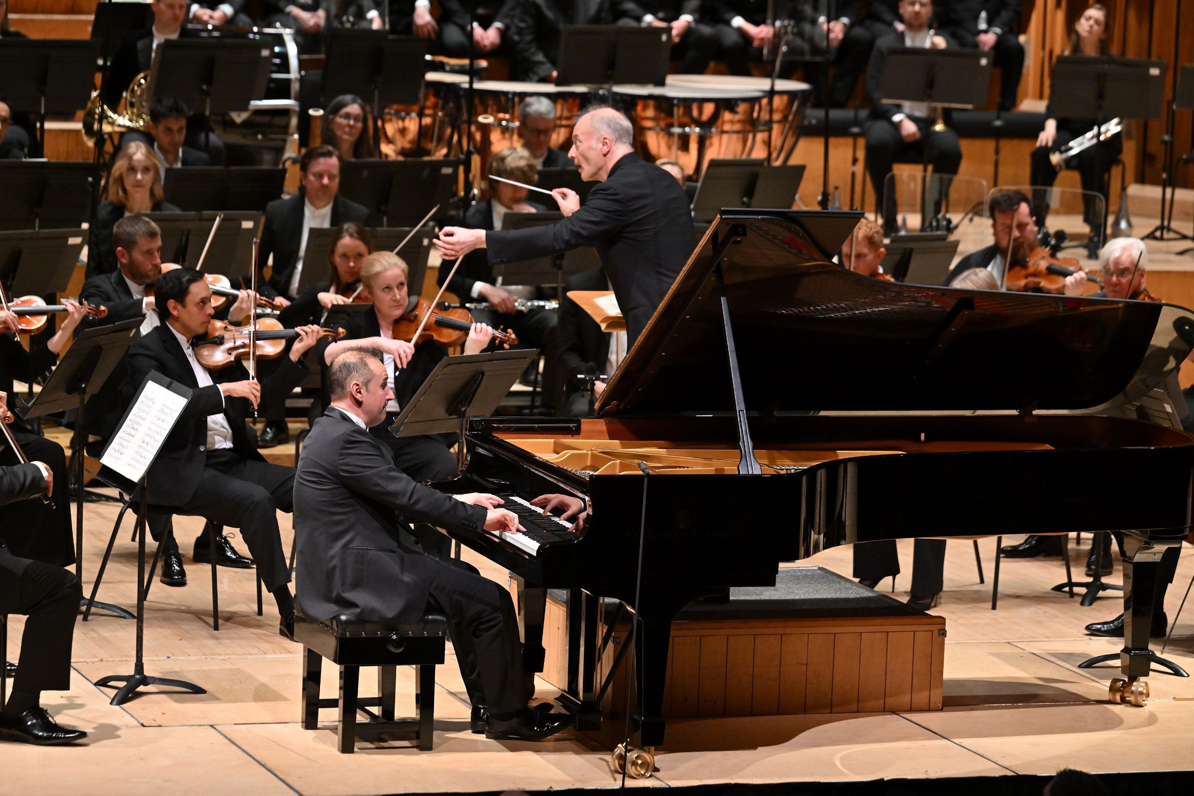 Simon Trpčeski, Gianandrea Noseda and the London Symphony Orchestra &copy; LSO | Mark Allan