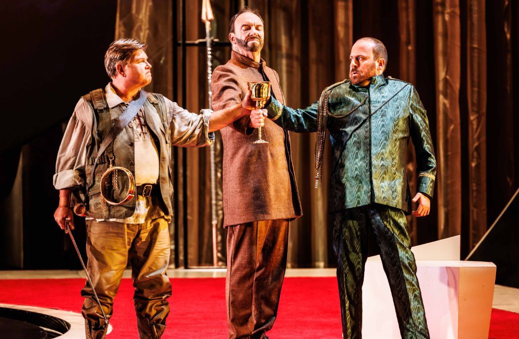 Bradley Daley (Siegfried), Steven Gallop (Hagen) and Chris Hillier (Gunther) © Robin Halls