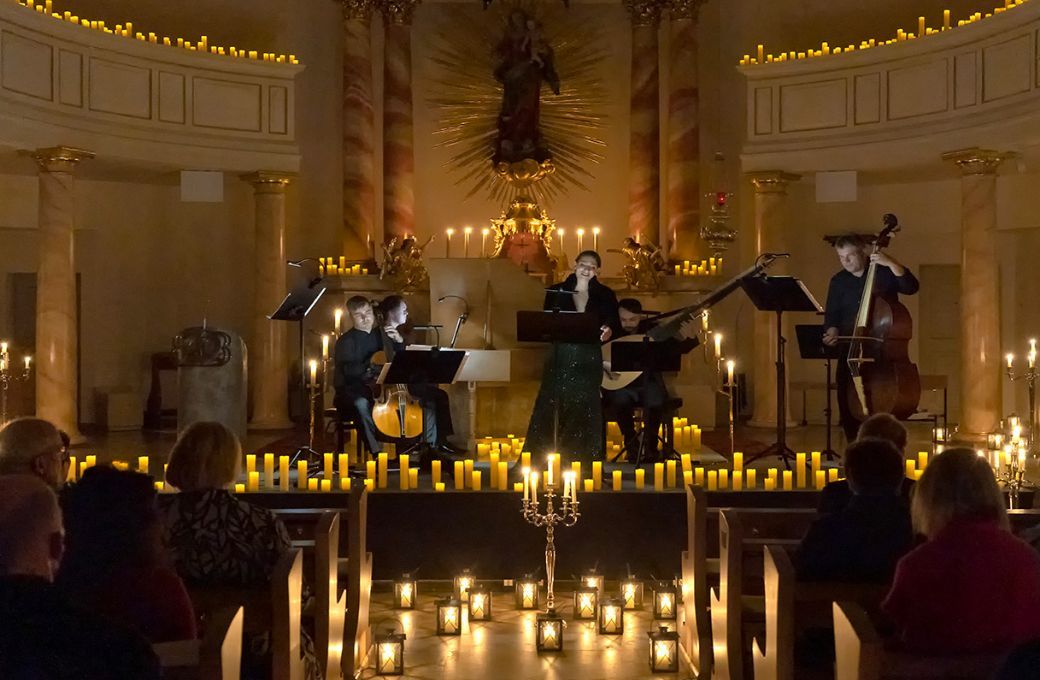 Candlelit concert performance at Bayreuth Baroque © Andreas Harbach