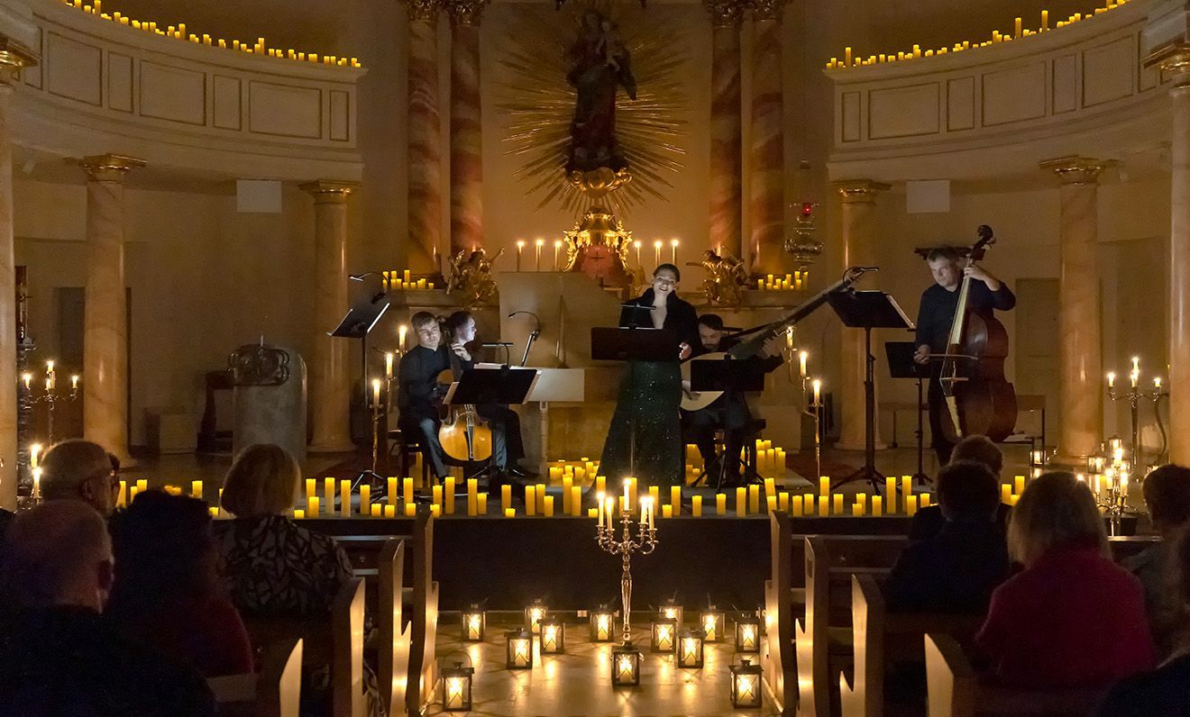 Candlelit concert performance at Bayreuth Baroque © Andreas Harbach