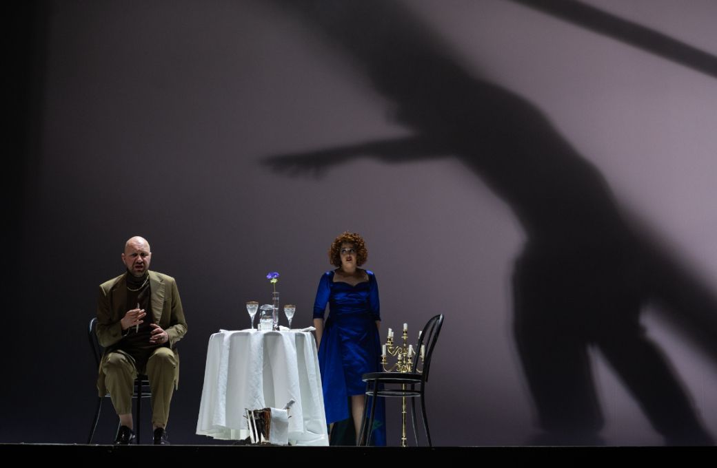 Michail Petrenko (Bluebeard) and Szilvia V&ouml;r&ouml;s (Judith) &copy; Opera di Roma | Fabrizio Sansoni