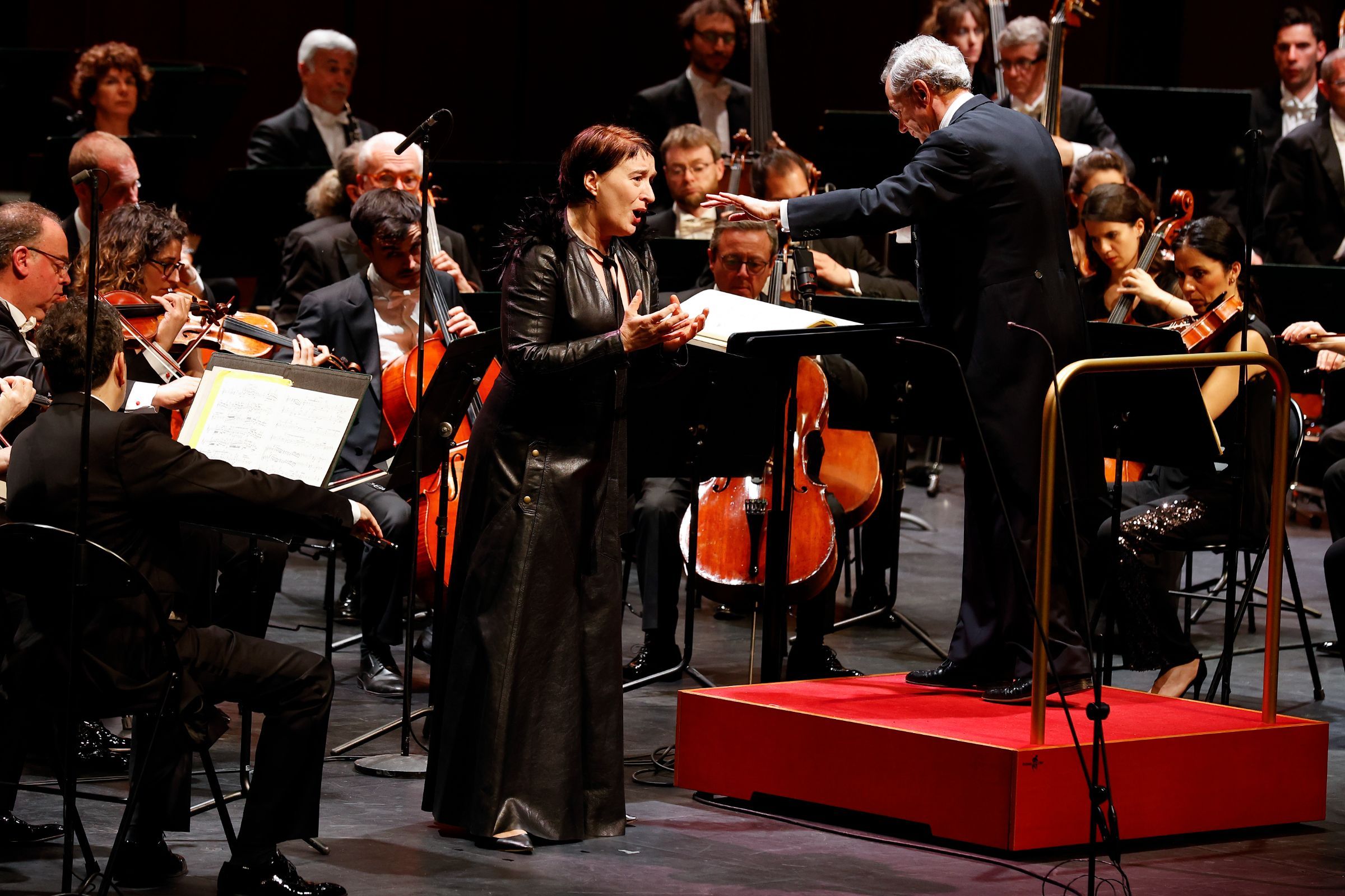 Gun-Brit Barkmin, Fabio Luisi and the Orchestra Sinfonica Nazionale della Rai © Caroline Doutre